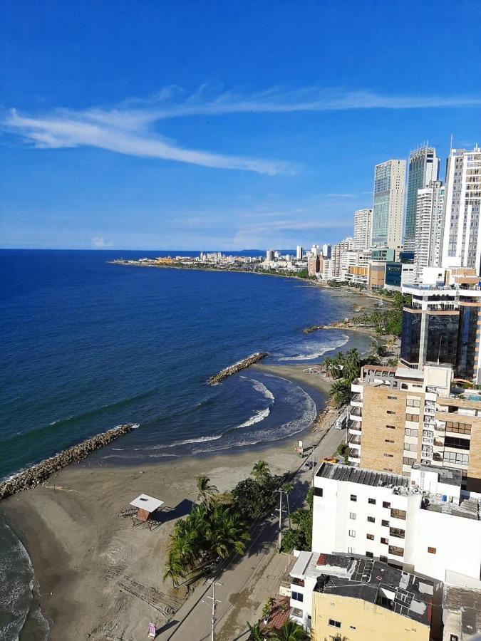 Apartamento Con Vista Al Mar Piso 19 Bocagrande Cartagena Exterior foto