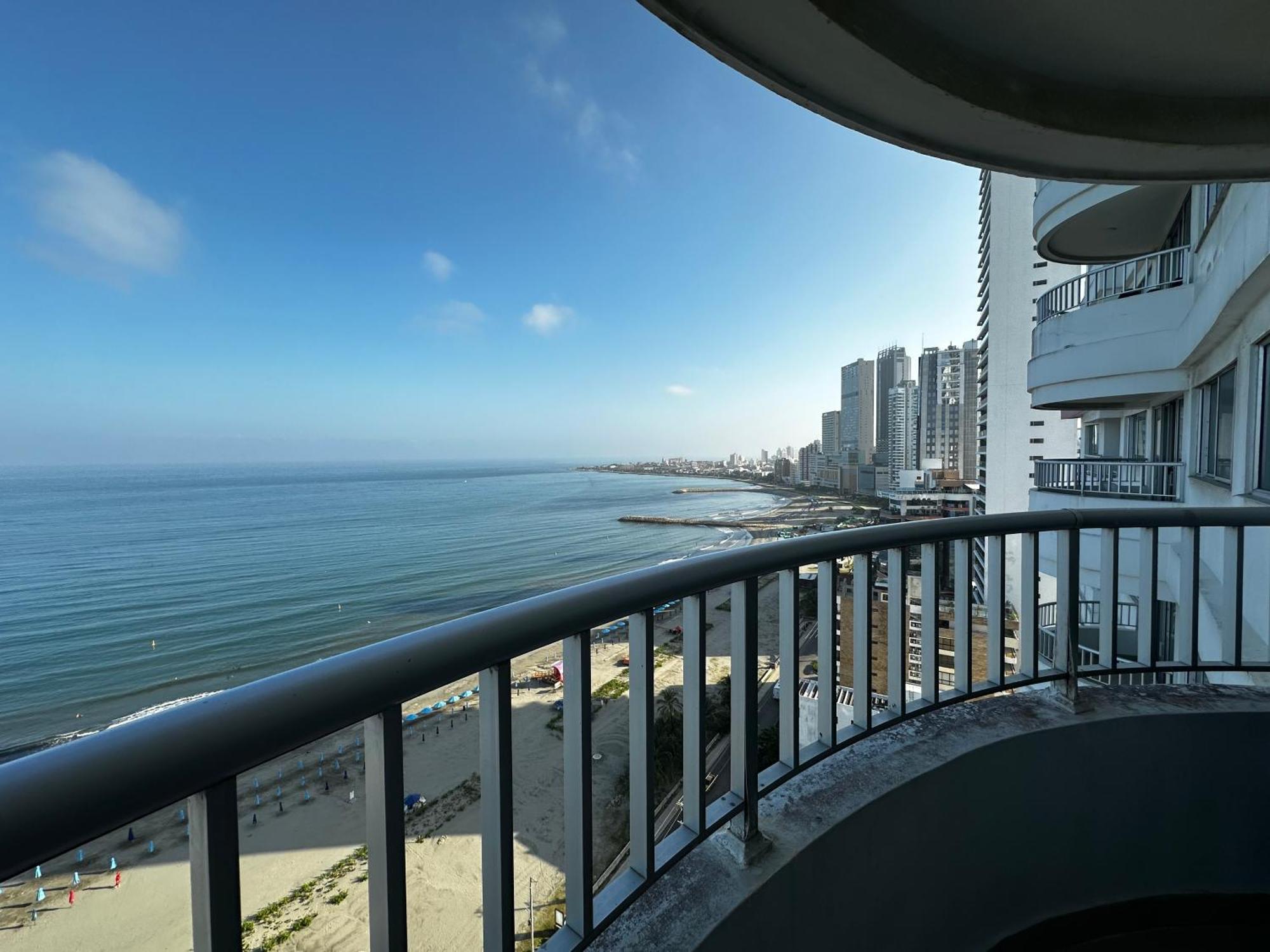 Apartamento Con Vista Al Mar Piso 19 Bocagrande Cartagena Exterior foto