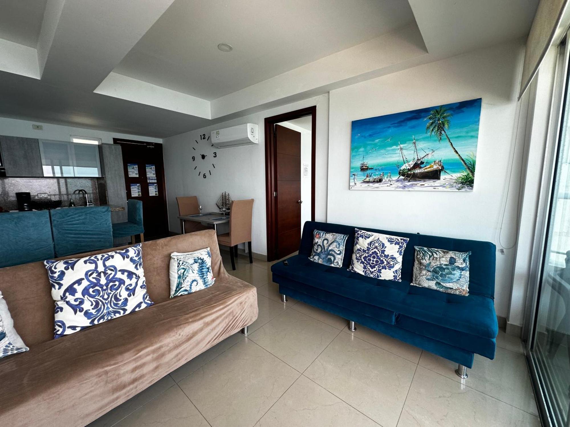 Apartamento Con Vista Al Mar Piso 19 Bocagrande Cartagena Exterior foto