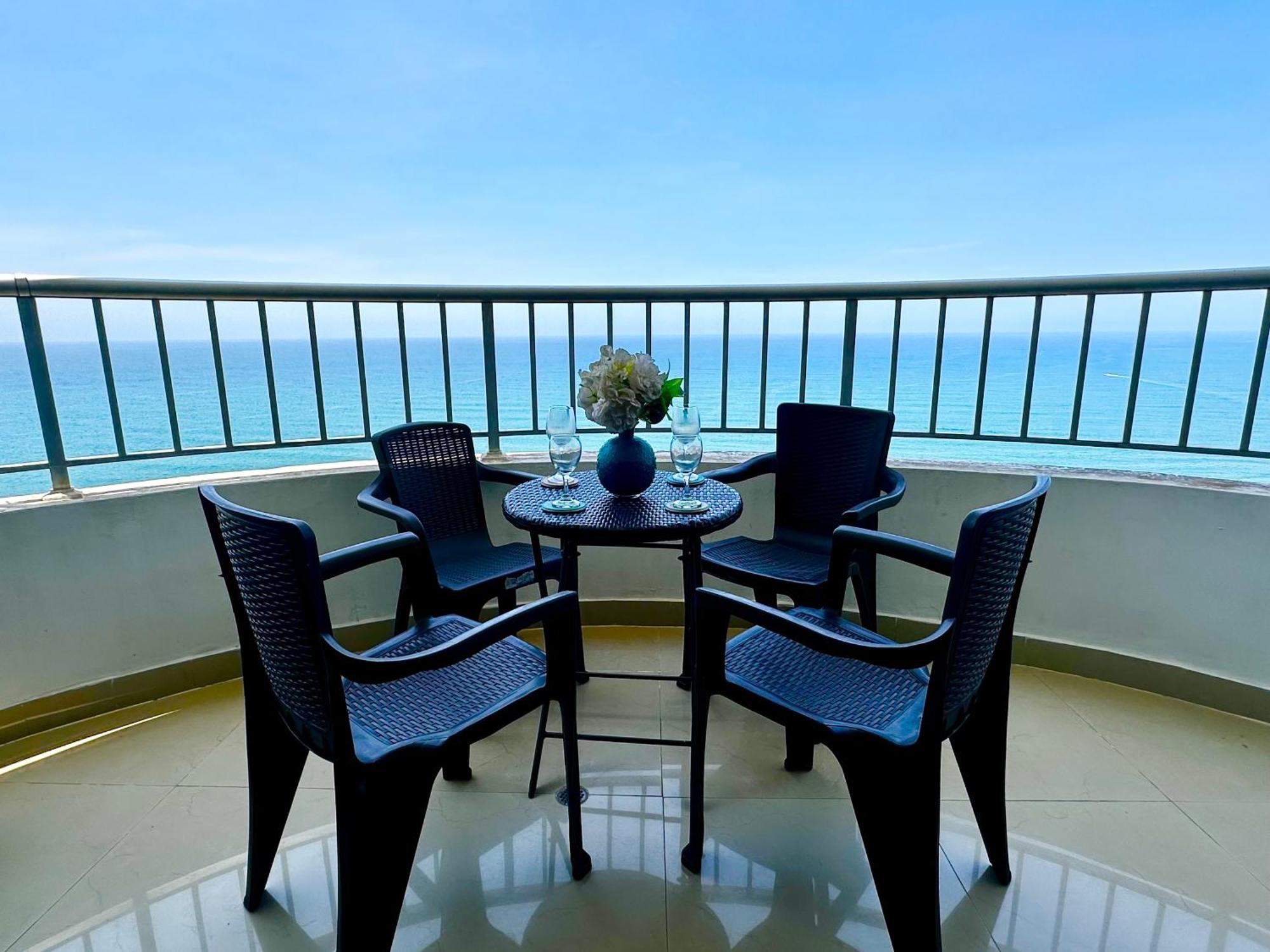 Apartamento Con Vista Al Mar Piso 19 Bocagrande Cartagena Exterior foto