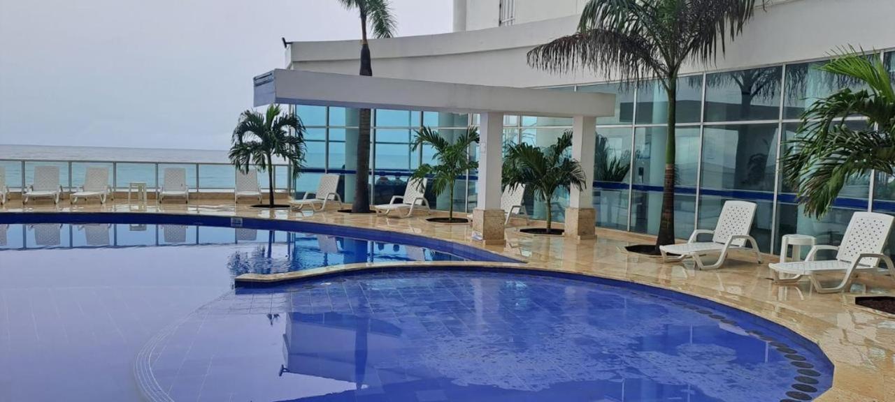 Apartamento Con Vista Al Mar Piso 19 Bocagrande Cartagena Exterior foto